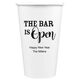 The Bar is Open Paper Coffee Cups Image 4 of 5